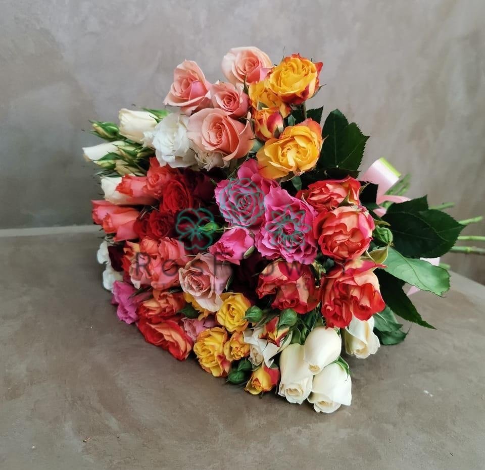 Букет цветов из: Розы в Заре