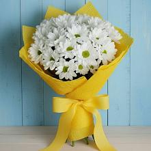 Букет цветов из:  Хризантемы в Заре