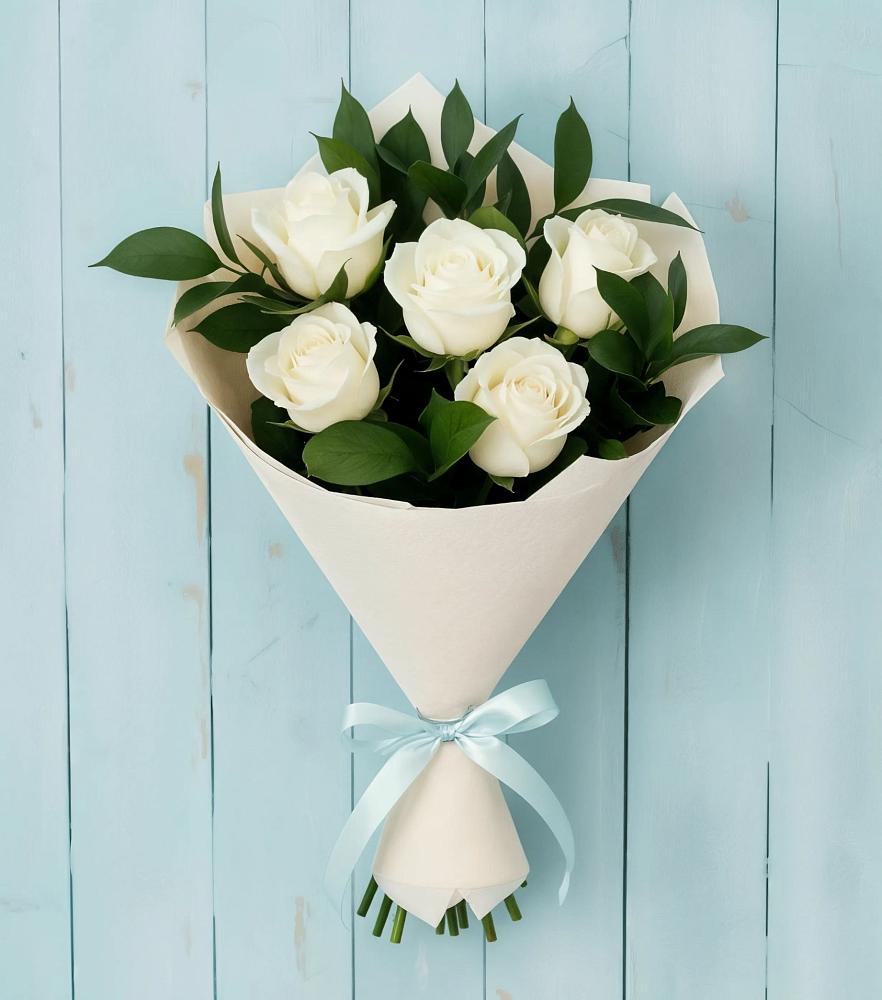 Букет цветов из: Розы в Заре