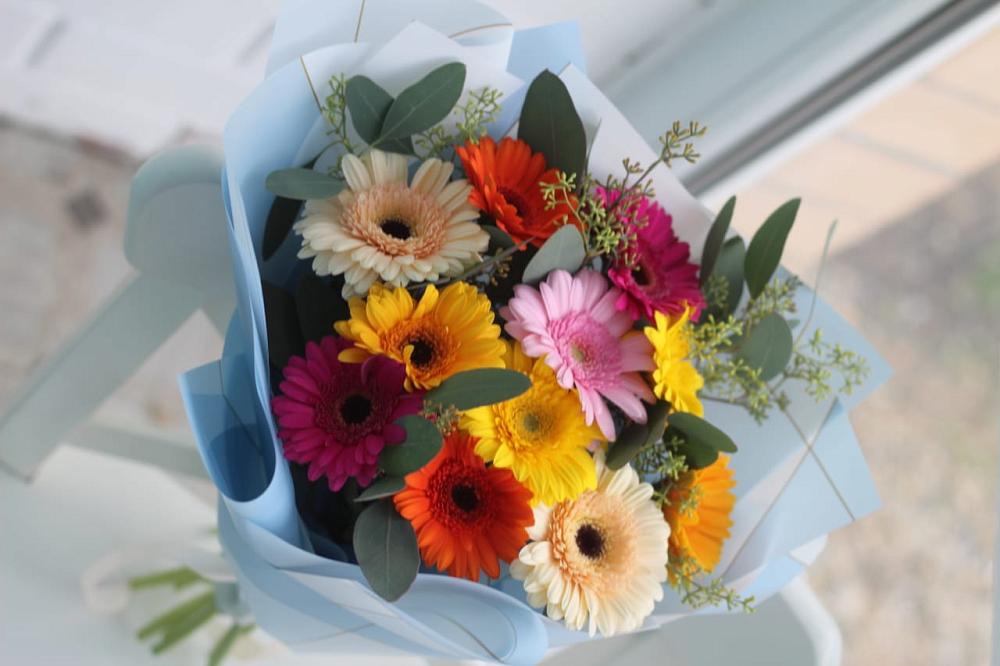 Букет цветов из: Герберы в Заре