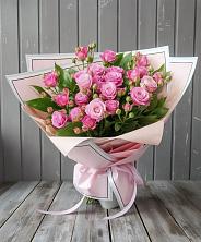 Букет Розовый кустик в Заре