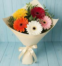 Букет цветов из:  Герберы в Заре