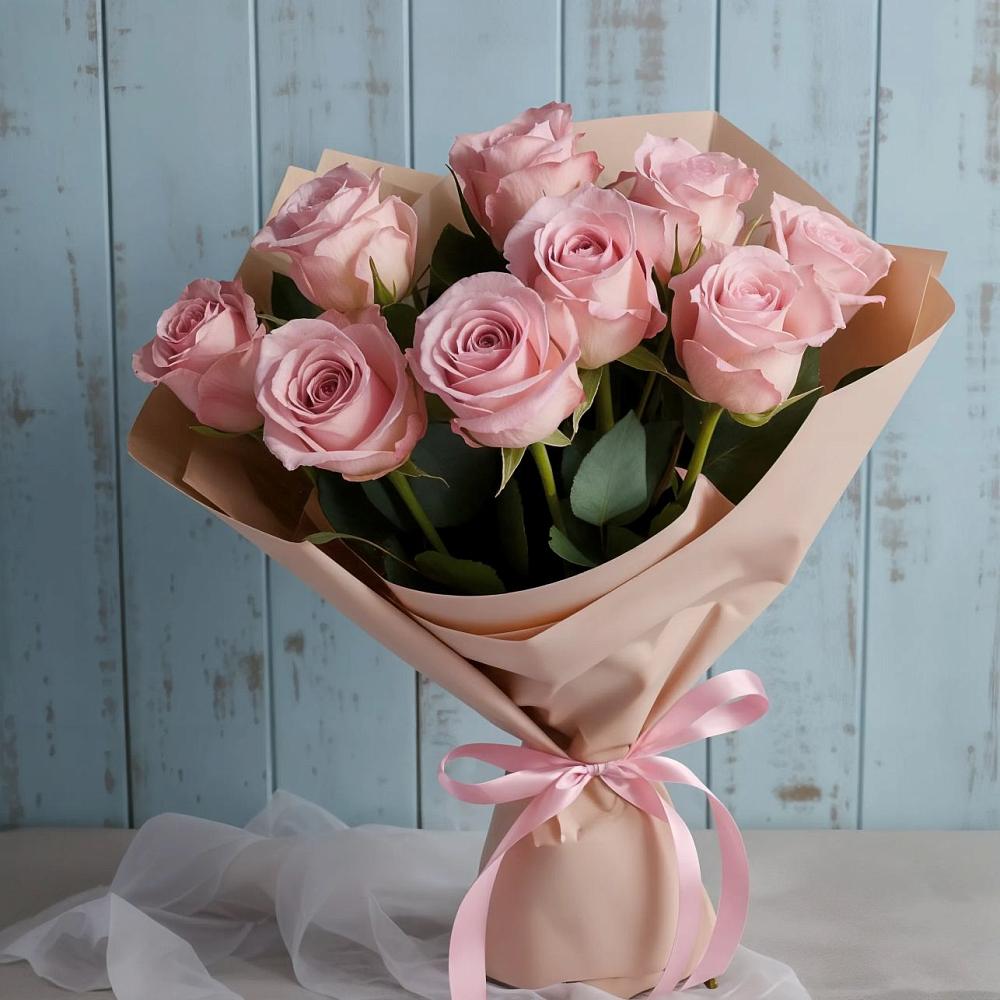 Букет цветов из: Розы в Заре