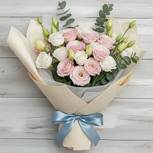 Букет цветов из:  Лизиантусы #REPLACE_PRED# Заре