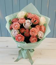 Букет цветов из:  Розы в Заре