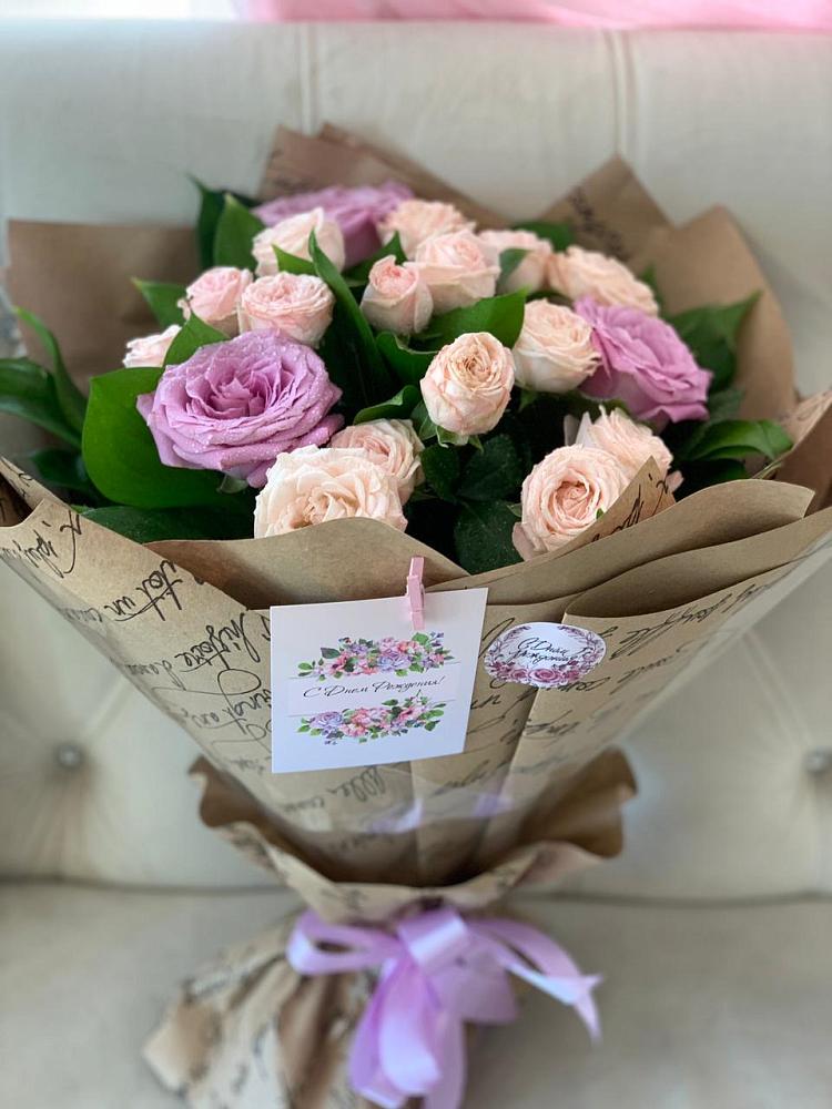 Букет цветов из: Розы в Заре