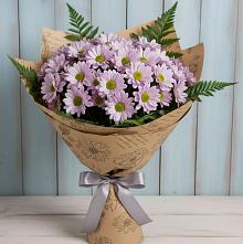 Букет цветов из:  Хризантемы #REPLACE_PRED# Заре