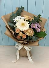 Букет цветов из:  Герберы и Хризантемы #REPLACE_PRED# Заре