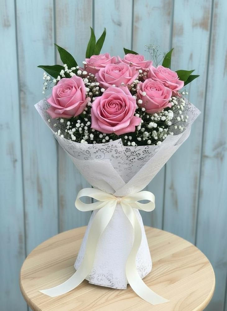 Букет цветов из: Розы в Заре