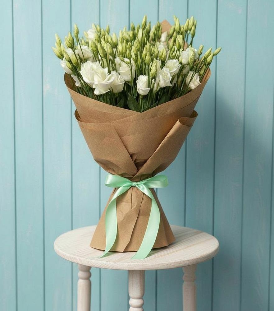 Букет цветов из: Лизиантусы в Заре