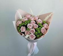 Букет цветов из:  Розы и Хризантемы в Заре