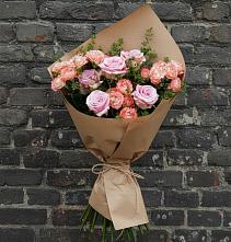 Букет цветов из:  Розы в Заре