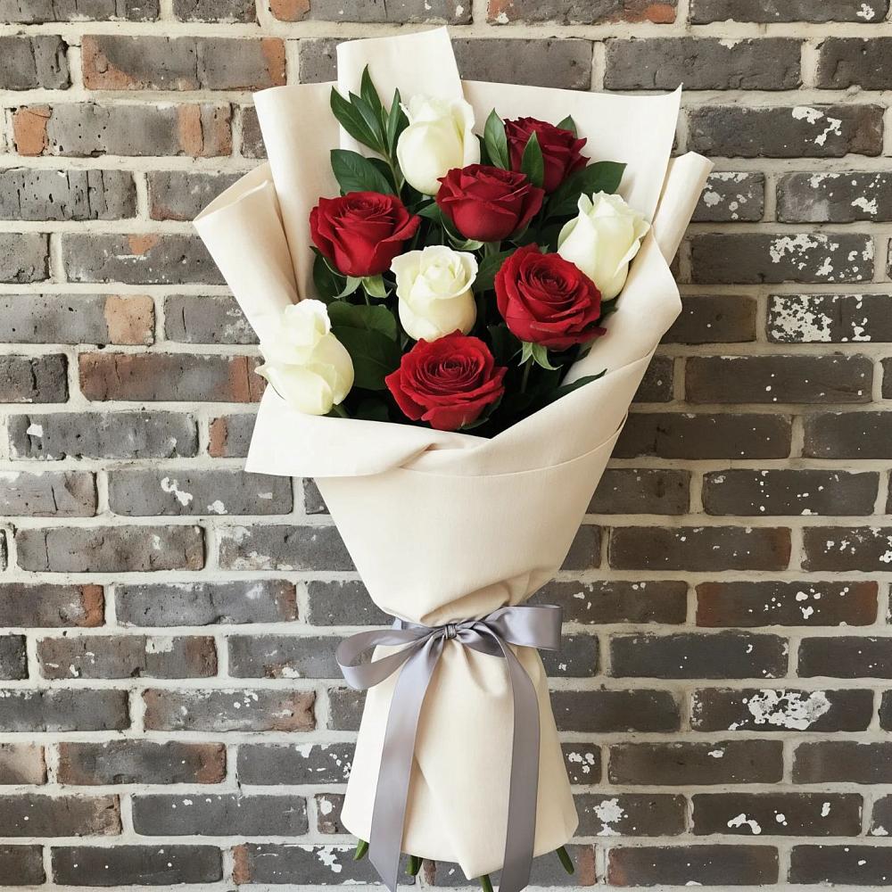 Букет цветов из: Розы в Заре