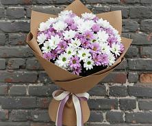 Букет цветов из:  Хризантемы в Заре