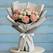 Букет цветов из:  Розы в Заре