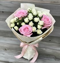 Букет цветов из:  Розы в Заре
