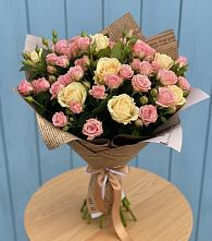 Букет цветов из:  Розы в Заре