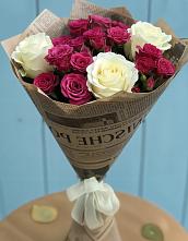 Букет цветов из:  Розы в Заре