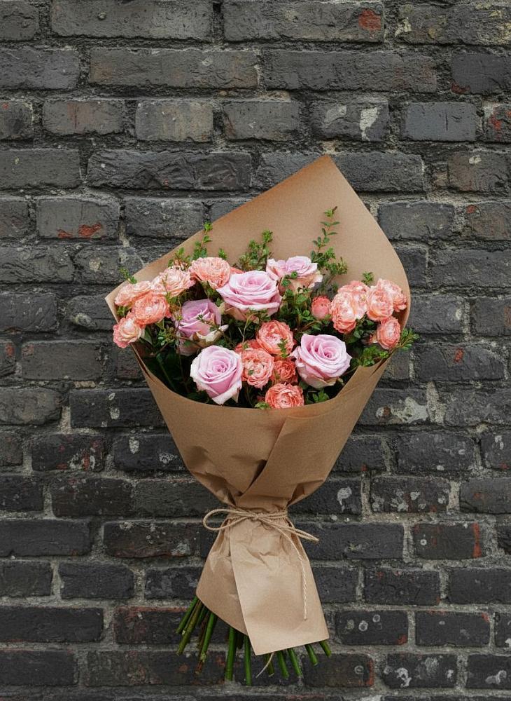 Букет цветов из: Розы в Заре