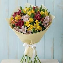 Букет цветов из:  Альстромерии в Заре