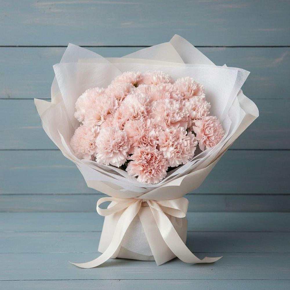 Букет цветов из: Гвоздики в Заре