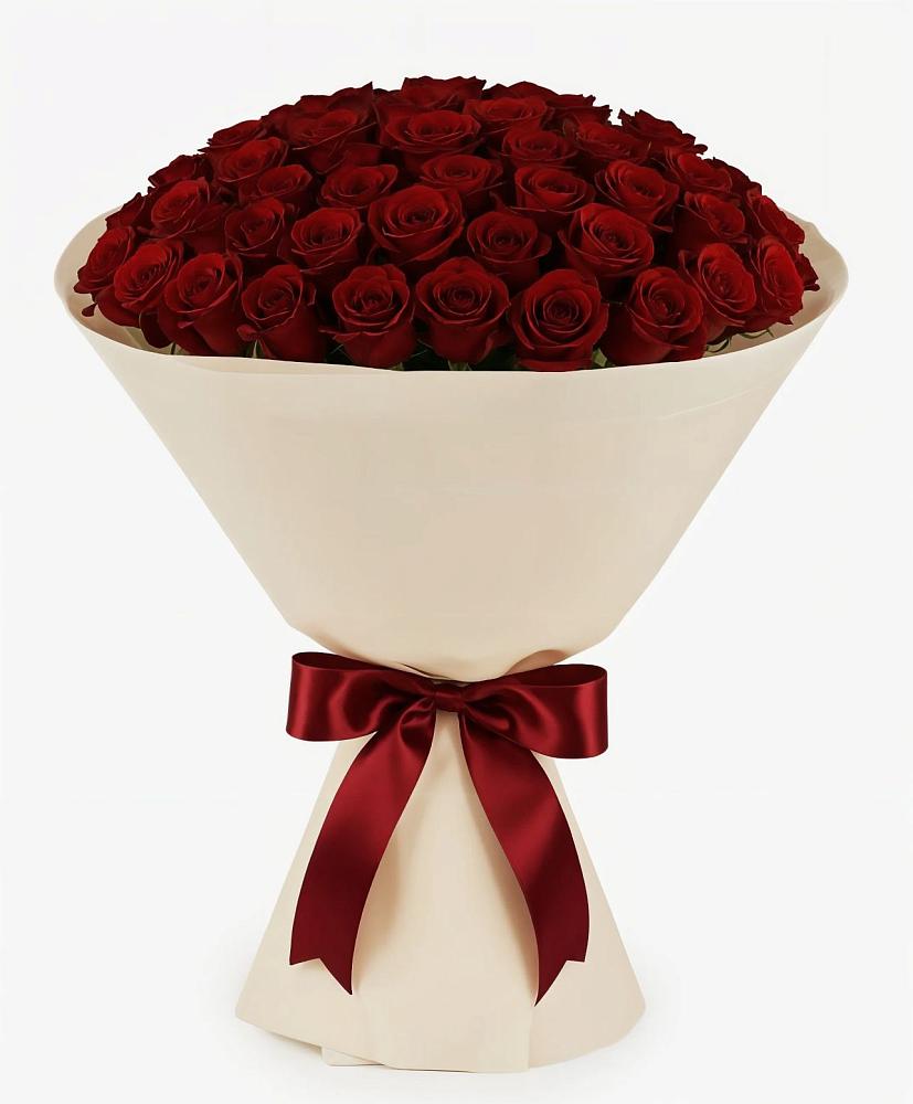 Букет 101 Бордовая роза Блэк Бакарра в Заре